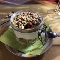 Good Cheesecake with noggiola at Buddy VEGGY in Rome