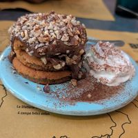 Hazelnut pancakes at Buddy VEGGY in Rome