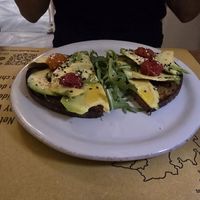 Avocado bruschetta at Buddy VEGGY in Rome