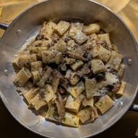 Mushroom pasta at Buddy VEGGY in Rome