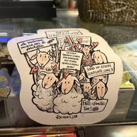 Another illustration for animal right  at Buddy VEGGY in Rome