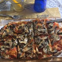 Vegan pizza   at Buddy VEGGY in Rome
