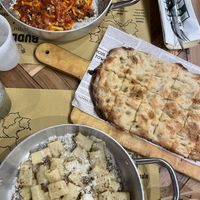 Carbonara, spaghetti & focaccia   at Buddy VEGGY in Rome