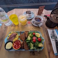 BIG breakfast at Buddy VEGGY in Rome