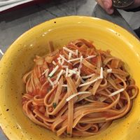 Fettuccine with Seitan ragut at Buddy VEGGY in Rome