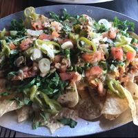 vegan nachos at BBD's in Rocky Point