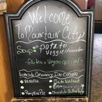 Vegan soup   at Mountain City Coffeehouse in Frostburg