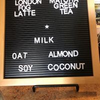 Lots of plant based mills   at Mountain City Coffeehouse in Frostburg