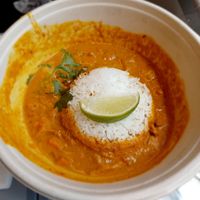 Tikka masala bowl - delicious! at roots - Lintheschergasse in Zurich