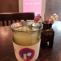 Yuzu mint tea at roots - Lintheschergasse in Zurich