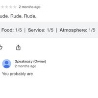 Positive customer interactions.  at Speakeasy in Petaluma