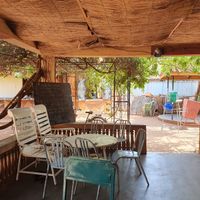 Seating area at Le Foyer in Ouagadougou
