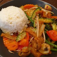 ordered Thai Basil ... did not find any in this at Savory Chay in Berlin