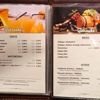 Menu page at Savory Chay at Savory Chay in Berlin