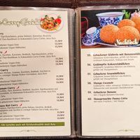 Menu page at Savory Chay at Savory Chay in Berlin