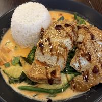 Red curry with tofu 🤍🌱  at Savory Chay in Berlin