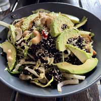 wild rice salad with avocado and tofu...  at Savory Chay in Berlin