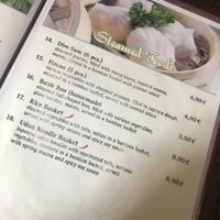 menu at Savory Chay in Berlin