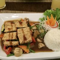 Vegan dish  at Savory Chay in Berlin