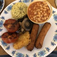 Full breakfast  at The Garden Shed Cafe in Leamington Spa