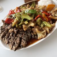 Ordered this meal without something deep fried, they didn’t listen...  at Jardin Jazmin in Santo Domingo