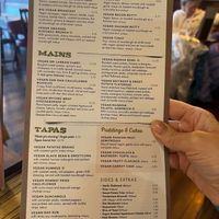 Full Vegan menu at Lounges - Brasco Lounge in Liverpool