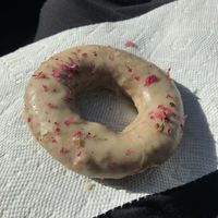 The amazing earl grey donut  at Cartems Donuts - Main St in Vancouver