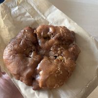 Apple fritter  at Cartems Donuts - Main St in Vancouver