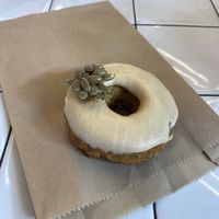 Baked Pumpkin Chai  at Cartems Donuts - Main St in Vancouver