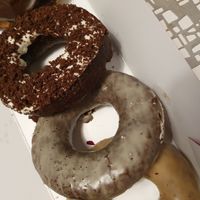 Nanaimo Bar Donut at Cartems Donuts - Main St in Vancouver