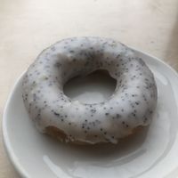 Lemon poppyseed baked donut - always availble  at Cartems Donuts - Main St in Vancouver