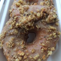 Smoked maple walnut donut at Cartems Donuts - Main St in Vancouver