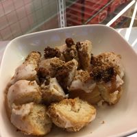 Samples (vegan) at Cartems Donuts - Main St in Vancouver