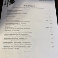 Menu3 at Zum Wohl in Vienna
