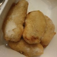 Banana fritters at De Oude Plek in Rotterdam