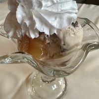 Ice cream with ginger  at De Oude Plek in Rotterdam