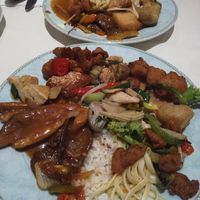 A bit of everything that was in the buffet! at De Oude Plek in Rotterdam