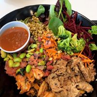 Asian Fusion bowl with shiitake´ at Copper Branch - 600 Maisonneuve W/O in Montreal