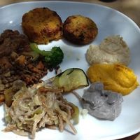 course from the buffet at Miobio in Valencia