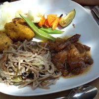 plate from the buffet at Miobio in Valencia