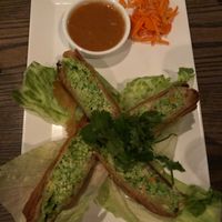 Crispy Edamame Spring Rolls at CO in Savannah