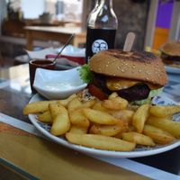 D. Sánchez burger, very good!!!!  at D.Sanchez Fresh Food in Fuerteventura