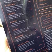 Menu sneak peak at D.Sanchez Fresh Food in Fuerteventura