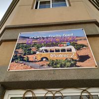 Banner at D.Sanchez Fresh Food in Fuerteventura