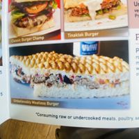 Menu at Pika's Cafe in Guam