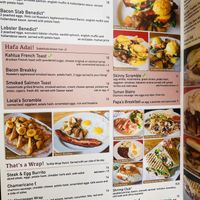 Menu at Pika's Cafe in Guam