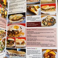 Menu at Pika's Cafe in Guam