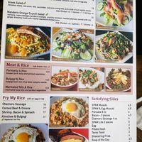 Menu back at Pika's Cafe in Guam