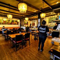 Indoor view at Pika's Cafe in Guam