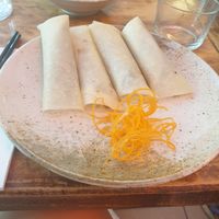 Duck pancakes at Golden Lotus Vegan in Newtown